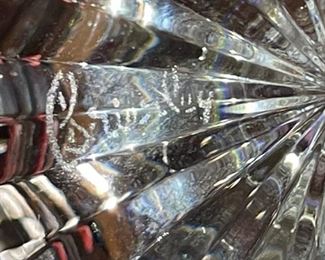 Brierley Crystal Glass Footed Bowl	4.25in H x 6in Diameter	
