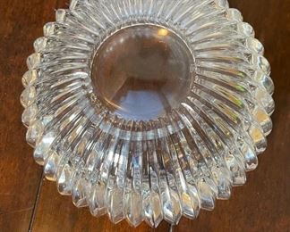 Ribbed Crystal Glass Bowl Josef Riedel	5in H x 9.5in Diameter	
