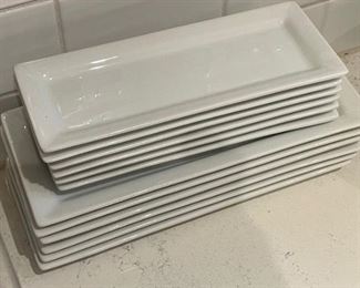 12pc Sur La Table Rectangular Plates		
