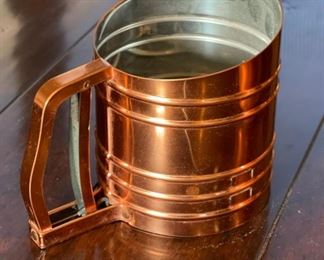 Copper Tinned Foley Sift-Chine Triple Screen Sifter	5.5.8in	
