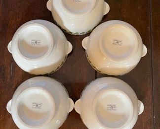 5pc D'Auteuil France Bowls	2.75x5.5x6.5in	HxWxD
