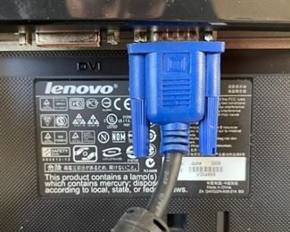 Lenovo Computer Monitor		
