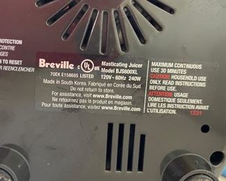 Breville Juice Fountain Crush		
