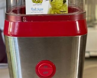 cuisinart frozen yogurt ice cream sorbet maker		
