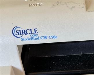 Sircle SircleBind CW-150e Electric Binding Machine	8x16x16in	HxWxD
