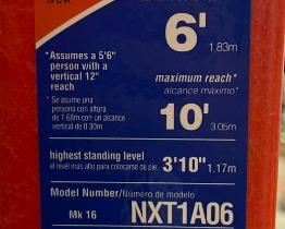 Werner 6ft Fiberglass Ladder NXT1A06		
