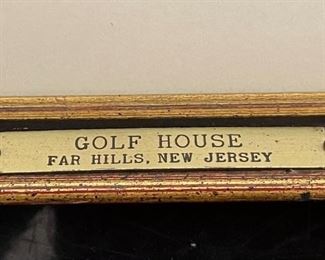 Golf House Far Hills, New Jersey Framed Print	9x10in	
