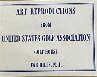 Golf House Far Hills, New Jersey Framed Print	9x10in	
