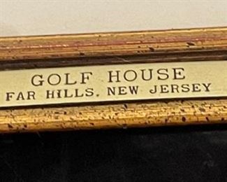 #2 Golf House Far Hills, New Jersey Framed Print	11x9in	
