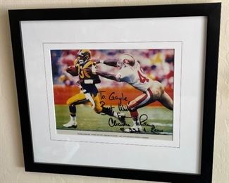 *Signed* Charles White 1997 Rams Photo	13x15	
