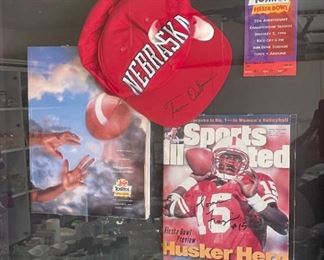 *Singed* Nebraska Montage  Tommie Frazier CornHuskers	25x23.5in	
