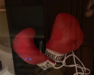 *Signed* Michael Carbajal Boxing Gloves	20.5x20.6x6.5in	HxWxD
