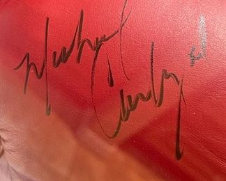 *Signed* Michael Carbajal Boxing Gloves	20.5x20.6x6.5in	HxWxD
