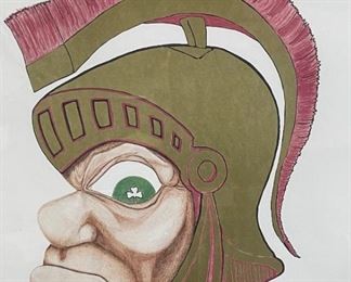 *Singed* USC trojan TODD MARINOVICH	22x18in	
