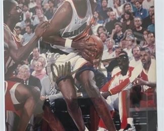 *Signed* Danny Manning Photo Framed	26x23in	
