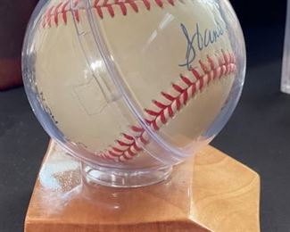 Hank Aaron Signed Baseball		
