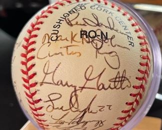 MLB Team Signed Baseball 	
