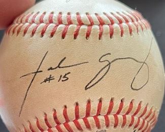 Signed Baseball  Chicago Cubs AAA		
