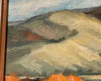 *Original* Art C. Manning Mountain Side Painting	23 1/2 x 29 and	
