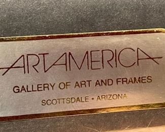 *Original* Art C. Manning Mountain Side Painting	23 1/2 x 29 and	
