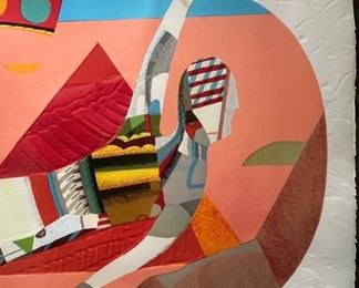 *Signed* Max Papart Oval Acrobat Lithograph	42 x 54	
