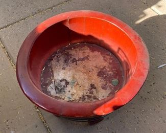 Wood Pedestal Plant holder	14in H x 21in Diameter	
