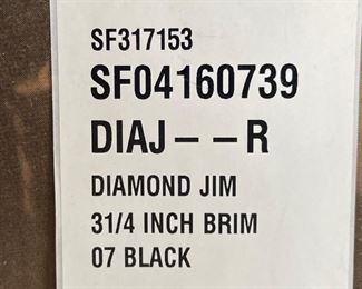 The Gun Club Stetson Western Cowboy Hat in box	SZ: 7.25	
