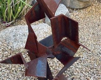 Rustic Abstract Metal Art	27 x 18 x 14	HxWxD
