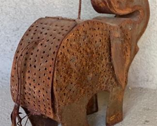 Rustic Metal Elephant	8 x 4 x 11	HxWxD
