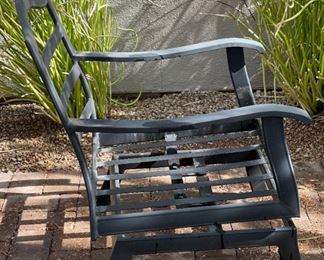 4pc Outdoor Patio Spring Rocker Chairs Aluminum	35 x 29 x 29	HxWxD
