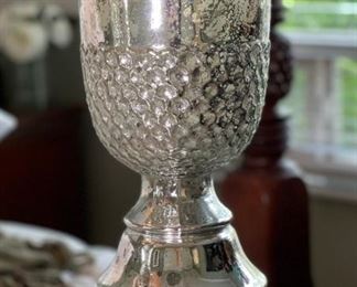 2pc Pottery Barn Mercury Glass Table Lamps PAIR	29x17in	
