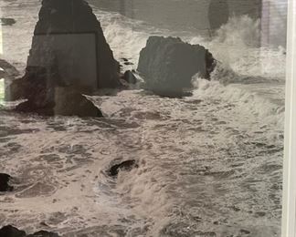 Framed Photo Ocean Rocks	28 x 32	

