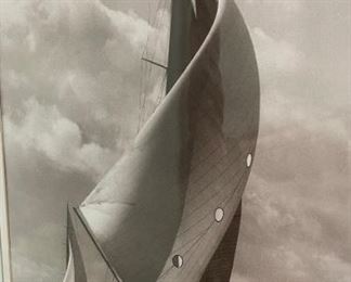 Framed Photo Print Sailboat	40 x 30	
