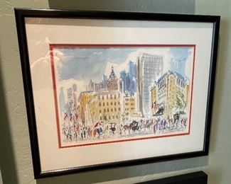 Central Park South Barker Print	12 x 14	
