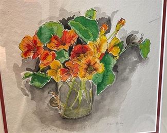 Flower Pot Watercolor	13.5 x 13.5	
