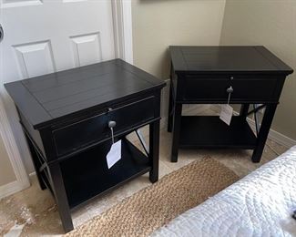 Ethan Allen Alec Night Table Pair Current popular in stock model ($1320.00 a pair	25.75in. w x 17.75in. d x 27in. h