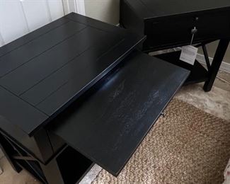 Ethan Allen Alec Night Table Pair Current popular in stock model ($1320.00 a pair	25.75in. w x 17.75in. d x 27in. h