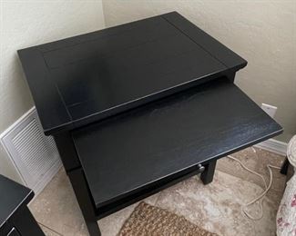 Ethan Allen Alec Night Table Pair Current popular in stock model ($1320.00 a pair	25.75in. w x 17.75in. d x 27in. h