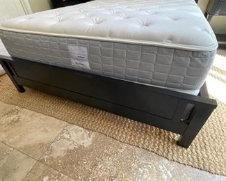 Ethan Allen queen size bed w/sleep solutions mattress	86in. X 67in.