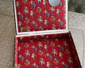 Vintage cigar box purse	10in. X 8.5in.