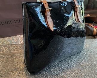 Louis Vuitton Tote Bag M91004 Houston black Vernis	15.5 x 4 x 12