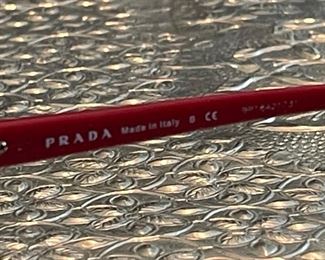 Authentic Prada VPR 03Q Rx Eyeglasses FRAMES  PDO-1O1 Red Fade 54[]18-140 C490