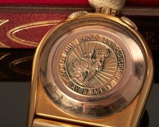 Jaeger LeCoultre Memovox K814 Sub Mini Travel Alarm Clock Watch in Box	Clock: 37x46mm<BR>Original Box: 4.75x3.5x1.5in	HxWxD