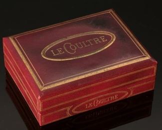 Jaeger LeCoultre Memovox K814 Sub Mini Travel Alarm Clock Watch in Box	Clock: 37x46mm<BR>Original Box: 4.75x3.5x1.5in	HxWxD