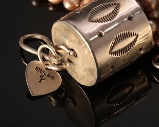 Native American  11 Strand brown beaded Necklace	19.5 inches