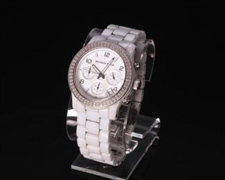 White Women’s Michael Kor Watch MK5188	44.5mm	