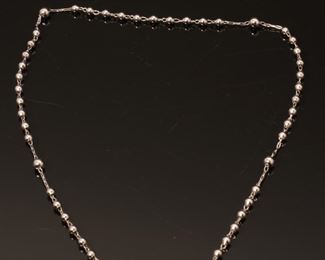 Forstner Sterling Silver Rosary	16 inches