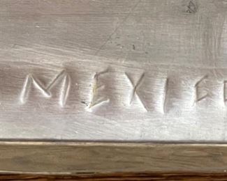 Punched Tin Mexico Serving Tray	1.5x25x16.5in	