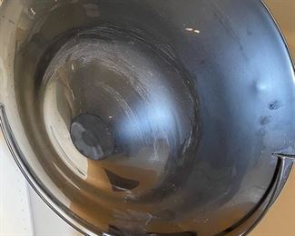 Artist Made Lg Art-glass Plate/Disc on Stand	29x21x8in	HxWxD