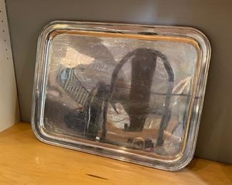 Wilcox Silver Serving Tray Silveplate	13x18in
